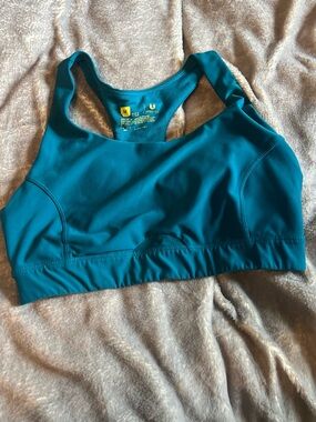 Xersion Teal Racerback Sports Bra